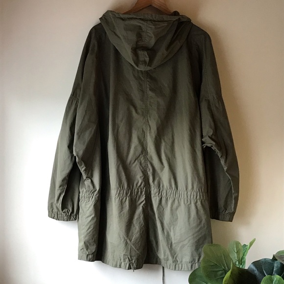NWOT American Eagle Women’s Large Surplus Anorak Jacket with Hood - Picture 4 of 4